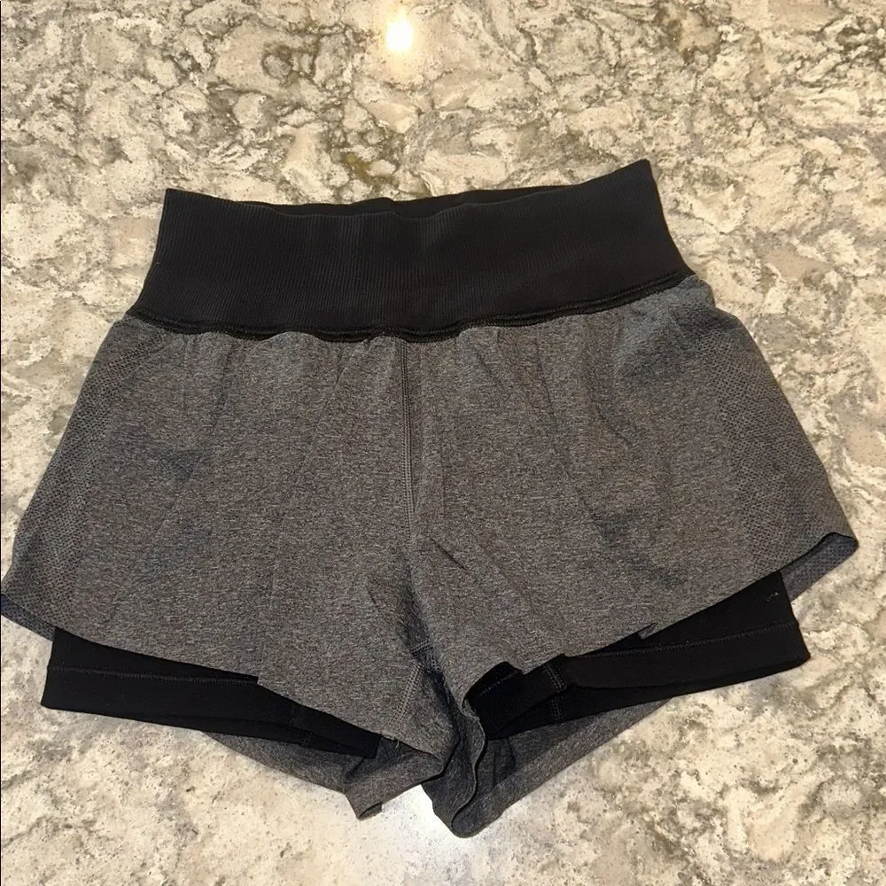 🖤 Lululemon Run Times Shorts with Built-In Liner – Size 2 (2.5” Inseam)